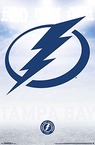 Trends International NHL Tampa Bay Lightning  Logo Wall Poster 22375 x 34 Unframed Version