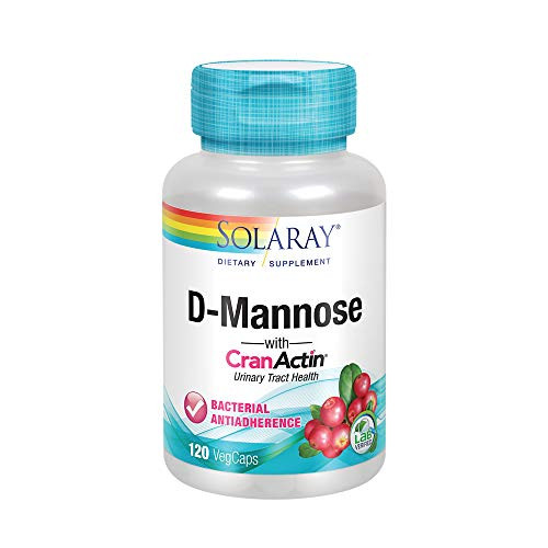 Solaray DMannose wCranActin Cranberry Extract 1000mg wVIT C  Healthy Urinary Tract Support 120 CT