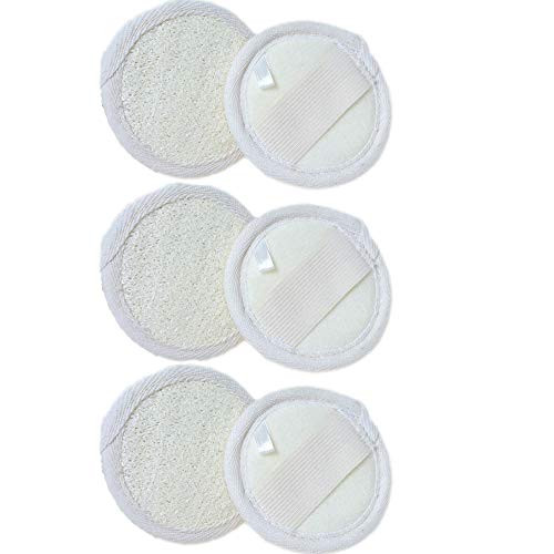 6 Packs Loofah Pads?Exfoliating Scrubbing Sponges Face Pad Loofah Sponge? Facial Brush Shower Scrubber Body Bath 6 Packs Loofah Pads?Exfoliating Scrubbing Sponges Face Pad Loofah Sponge? Facial Brush Shower Scrubber Body Bath