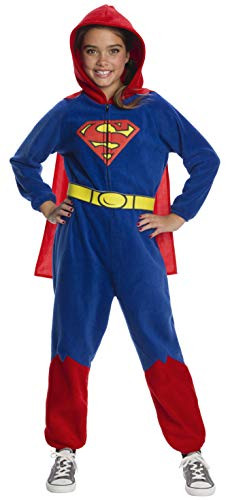 Rubies DC Super Heroes Girls Superman OnePiece Costume Jumpsuit Small