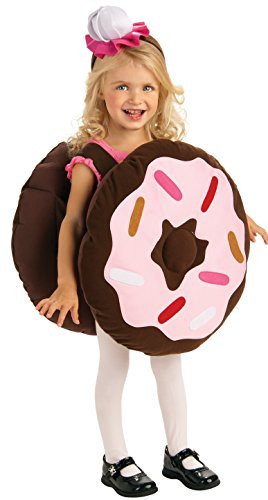 Rubies Trick Or Treat Sweeties Dunk Your Doughnut Costume Pink Toddler