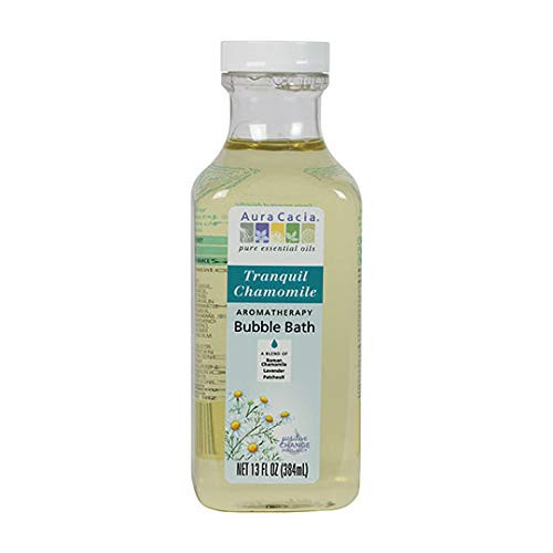 Aura Cacia Tranquil Chamomile Aromatherapy Bubble Bath  Pure Essential Oils  Pack of 313 fl oz