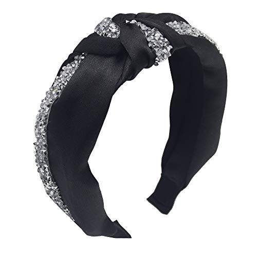 MHDGG Headbands for Women Knotted Headbands Rhinestone Diamond Turban Headbands for Women Wide Headbands for Women Vintage Hairband Hair Hoops Hair AccessoriesWhite MHDGG Headbands for Women Knotted Headbands Rhinestone Diamond Turban Headbands for Women Wide Headbands for Women Vintage Hairband Hair Hoops Hair AccessoriesWhite