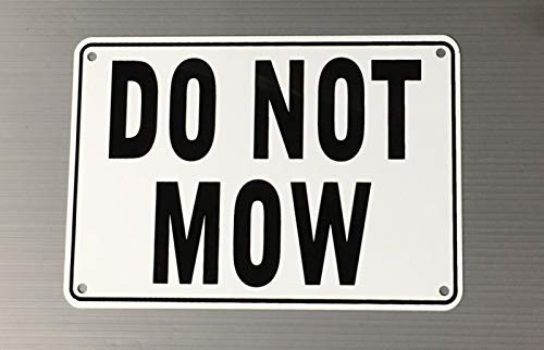 nonbrand Metal Plate Sign Do Not Mow Gate Bar Warning Home Wall Garden Yard Decor Cave Art Tin 12x8