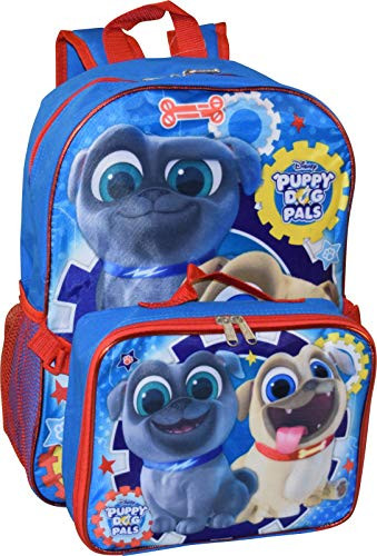 Puppy Dog Pals 16" Backpack W/Detachable Lunch Box