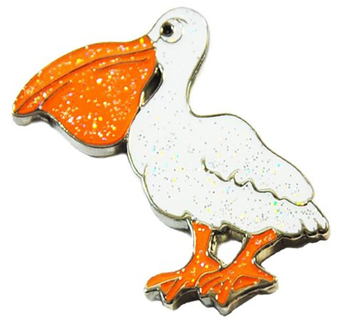 Navika Pelican Glitzy Ball Marker with Hat Clip