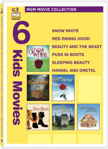 MGM Movie Collection  6 Kids Movies Snow White  Red Riding Hood  Beauty and the Beast  Puss in Boots  Sleeping Beauty  Hansel and Gretel