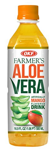 OKF Farmers Aloe Vera Drink Mango 169 Fluid Ounce Pack of 20