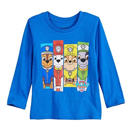 Jumping Beans Toddler Boys 2T5T Paw Patrol Heroes Graphic Tee 4T Blue