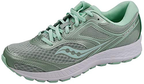 Saucony Womens Versafoam Cohesion 12 Road Running Shoe MintWhite 75 M US