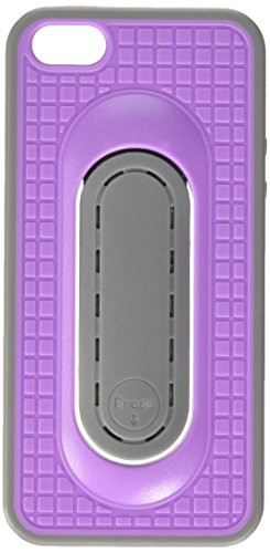 MyBat Stand Protector Cover for Apple iPhone 5S5  Retail Packaging  Purple Snap Tail