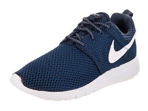 NIKE Kids Roshe One GS MidnightNavyWhiteGymBlue Running Shoe 65 Kids US