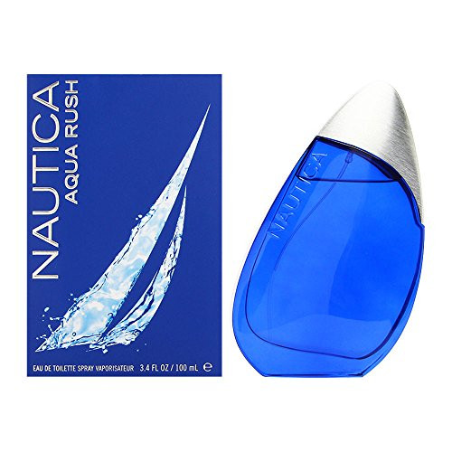 Nautica Aqua Rush Eau De Toilette Spray for Men 34 Ounce