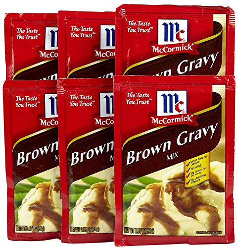 McCormick Brown Gravy Mix  087 oz  6 pk