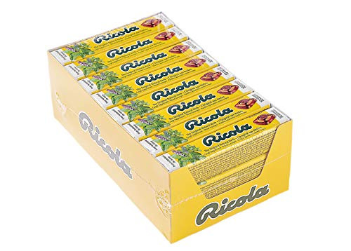 Ricola Original Herbal Cough Suppressant Throat Drops 10ct Stick Case of 24