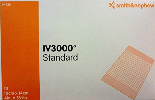 OpSite IV 3000 Dressing Part no 4925 SMITH  NEPHEW INC MMEDUNS4925 Box