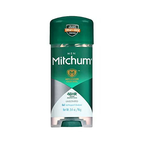 Mitchum Advanced AntiPerspirant Deodorant For Men Gel Unscented 34Ounce Stick Pack of 4 Mitchum Advanced AntiPerspirant Deodorant For Men Gel Unscented 34Ounce Stick Pack of 4