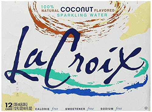 La Croix Sparkling Water Coconut 12 oz Can Pack of 12