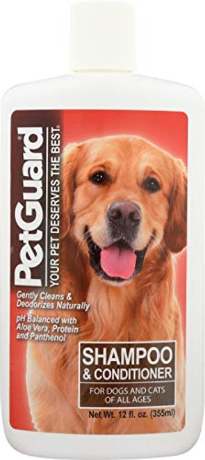 PetGuard Shampoo Conditioner with Coconut oil and Essential Oils for Dogs and Cats 12 oz PetGuard Shampoo Conditioner with Coconut oil and Essential Oils for Dogs and Cats 12 oz