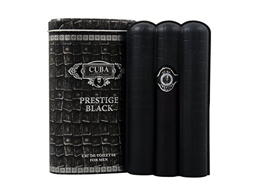 Cuba Prestige Black by Cuba 3 oz Eau De Toilette Spray for Men