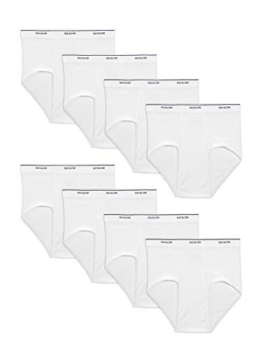 Fruit of the Loom Mens Basic Brief Multipack White 8 Pack 3XLarge