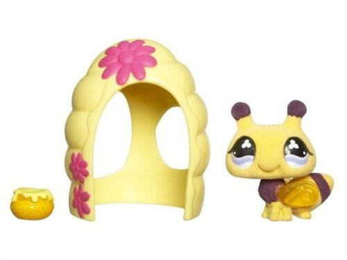 Littlest Pet Shop Pets On the Go Bumblebee with Hive and Honey Bowl Toy