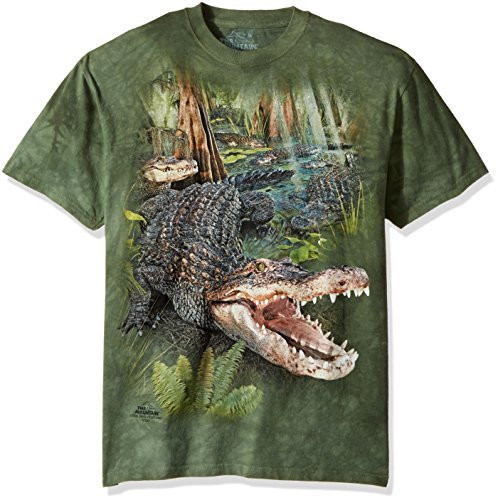 The Mountain Gator Parade Adult TShirt Green Medium