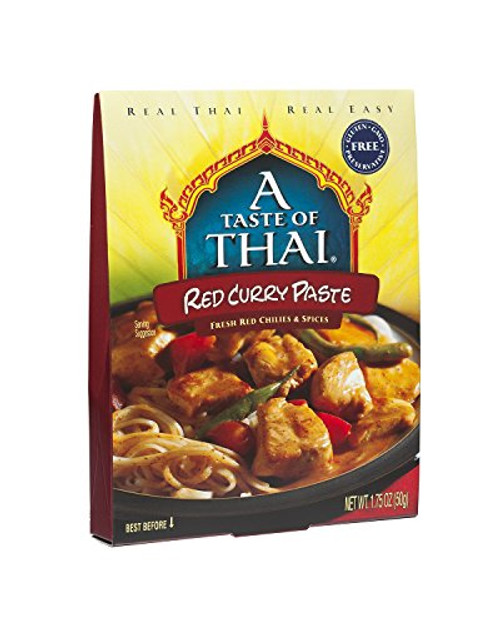A Taste of Thai Red Curry Paste 175 oz Box 6 Piece