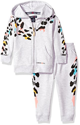 Limited Too Baby Girls 2 Piece Fleece Jog Set Multi Print J16860MKL2 12M