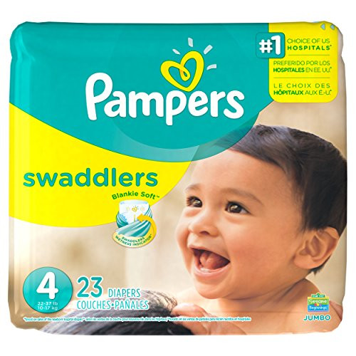 Pampers Swaddlers Diapers  Size 4 23 Count
