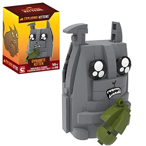 Exploding Kittens  Dynamite Cat Buildable Figure 142 pieces