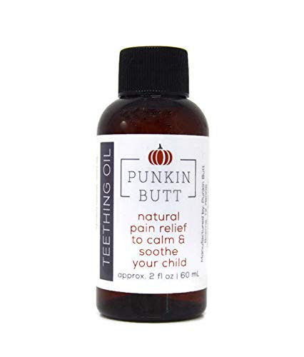 Punkin Butt Baby Teething Oil for Sore Gum Relief  All Natural Organic Safe for Infants ChemicalFree 2 oz
