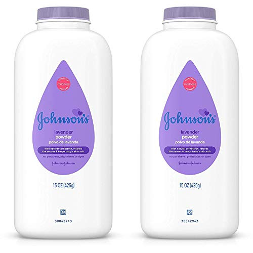 Johnsons Baby Powder Calming Lavender 15 Ounce 443ml 2 Pack