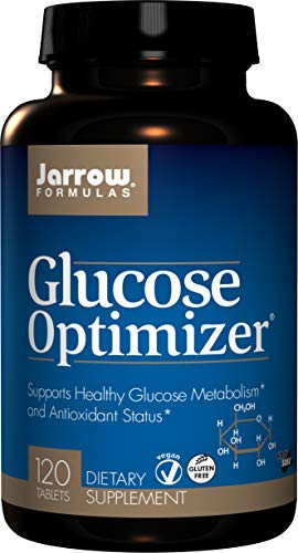 Jarrow Formulas Glucose Optimizer Supports Healthy Glucose Levels and Antioxidant Status 120 EasySolv Tabs