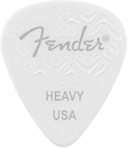 Fender 351 Shape White Heavy Guitar Pick 6