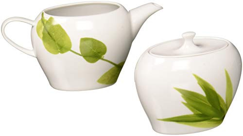 Mikasa Daylight Sugar Bowl and Creamer Set