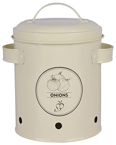 Esschert Design C2069 Onions Storage Tin, Metal