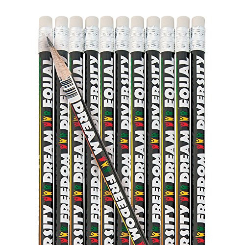 Fun Express Colors of Diversity Pencils  24 Pieces  Educational and Learning Activities for Kids