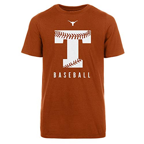 NCAA Texas Longhorns Youth Baseball Tee Texas Orange Large