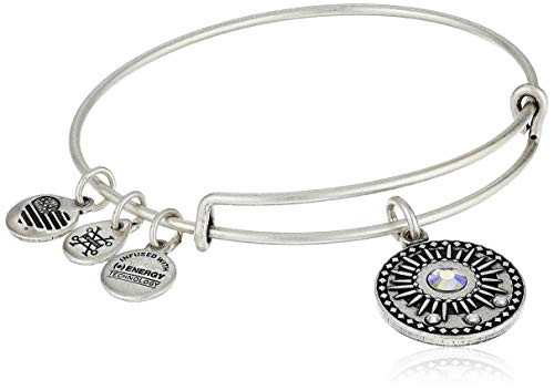 Alex and Ani Midnight Sun EWB Bangle Bracelet Rafaelian Silver