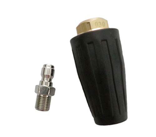 Vicue Pressure Washer Tips Turbo Nozzle Pressure Washer Max Rotating Pressure Washer Nozzle 14 Quick Connect 3600 PSI 30 Orifice