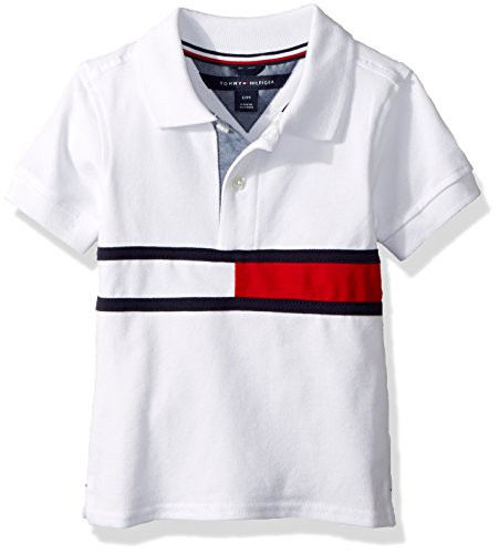 Tommy Hilfiger Baby Boys Short Sleeve Gary Polo Shirt white 24M