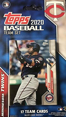 Minnesota Twins 2020 Topps Factory Sealed Special Edition 17 Card Team Set with Jose Berrios and Nelson Cruz Plus