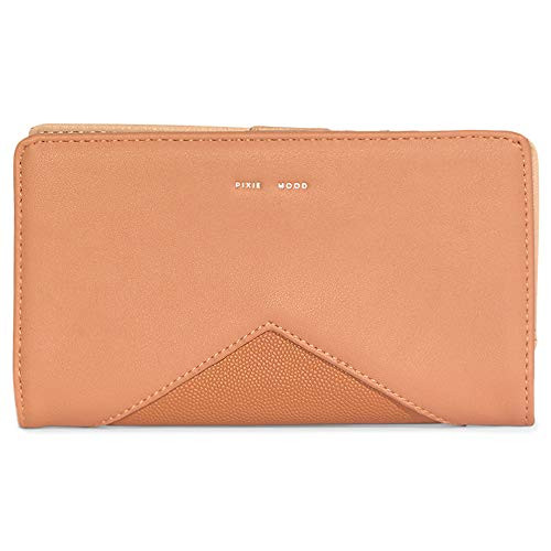 Pixie Mood Sophie 675 x 375 Vegan Leather Snap Closure ID Card Wallet Apricot