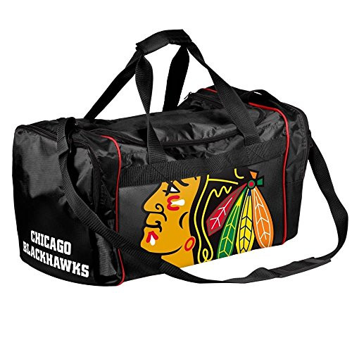 FOCO NHL Chicago Blackhawks Core Duffle Bag FOCO NHL Chicago Blackhawks Core Duffle Bag