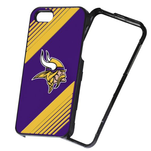 Forever Collectibles NFL 2Piece SnapOn iPhone 55S Polycarbonate Case  Retail Packaging  Minnesota Vikings