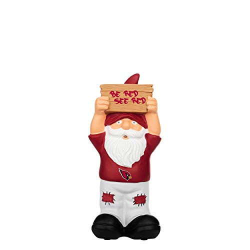 FOCO NFL Arizona Cardinals Team Slogan Small Garden Statue GnomeTeam Slogan Small Garden Statue Gnome Team Color One Size GN8NFSLOSIGN
