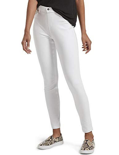 HUE Womens Plus Size Ultra Soft High Waist Denim Leggings White 2X