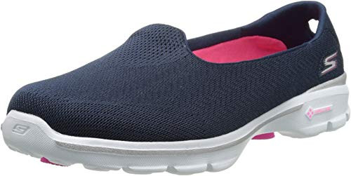 Skechers Performance Womens Go Walk 3 Insight SlipOn Walking ShoeNavy9 M US