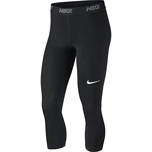 Nike Womens Victory Training Capris DriFIT Leggings for Women BlackBlackWhite S